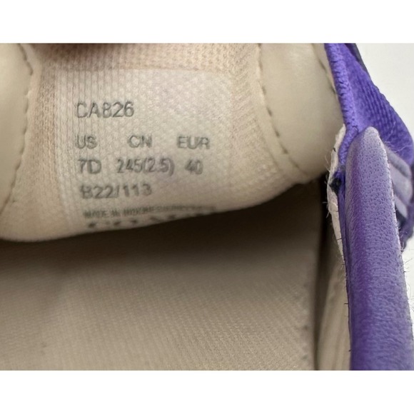 Coach Men's Signature C Monogram Slip On Canvas Sneakers Blue Purple Size 7D - Picture 8 of 8